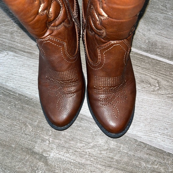 Cat & Jack Cowgirl Boots Size 4 Western Boots - Picture 10 of 12